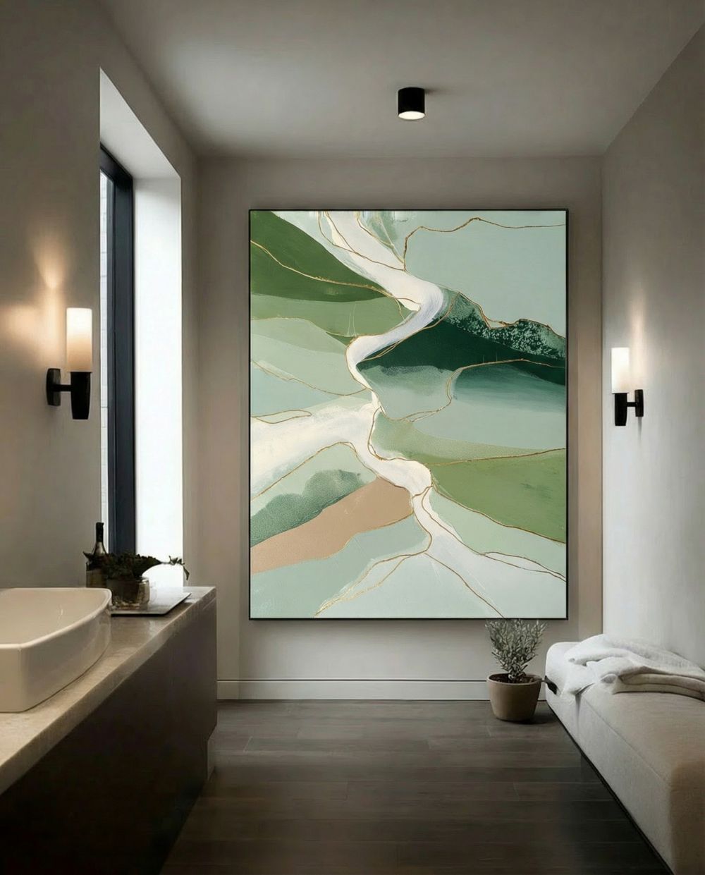 What Looks Good as a Bathroom Painting?