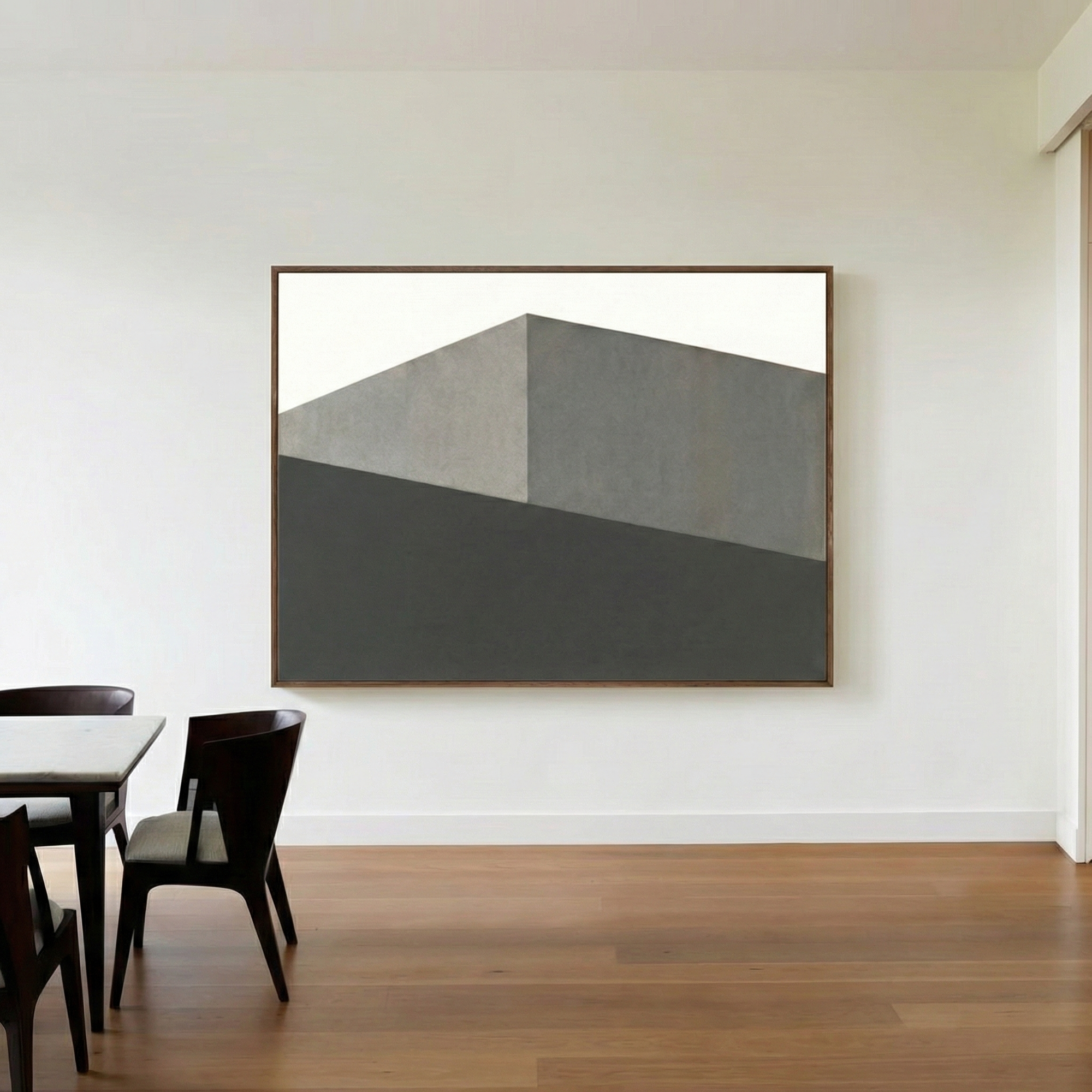 Minimalist Geometric Architectural Form