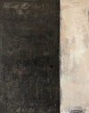 Black and White Contrast Abstract Painting