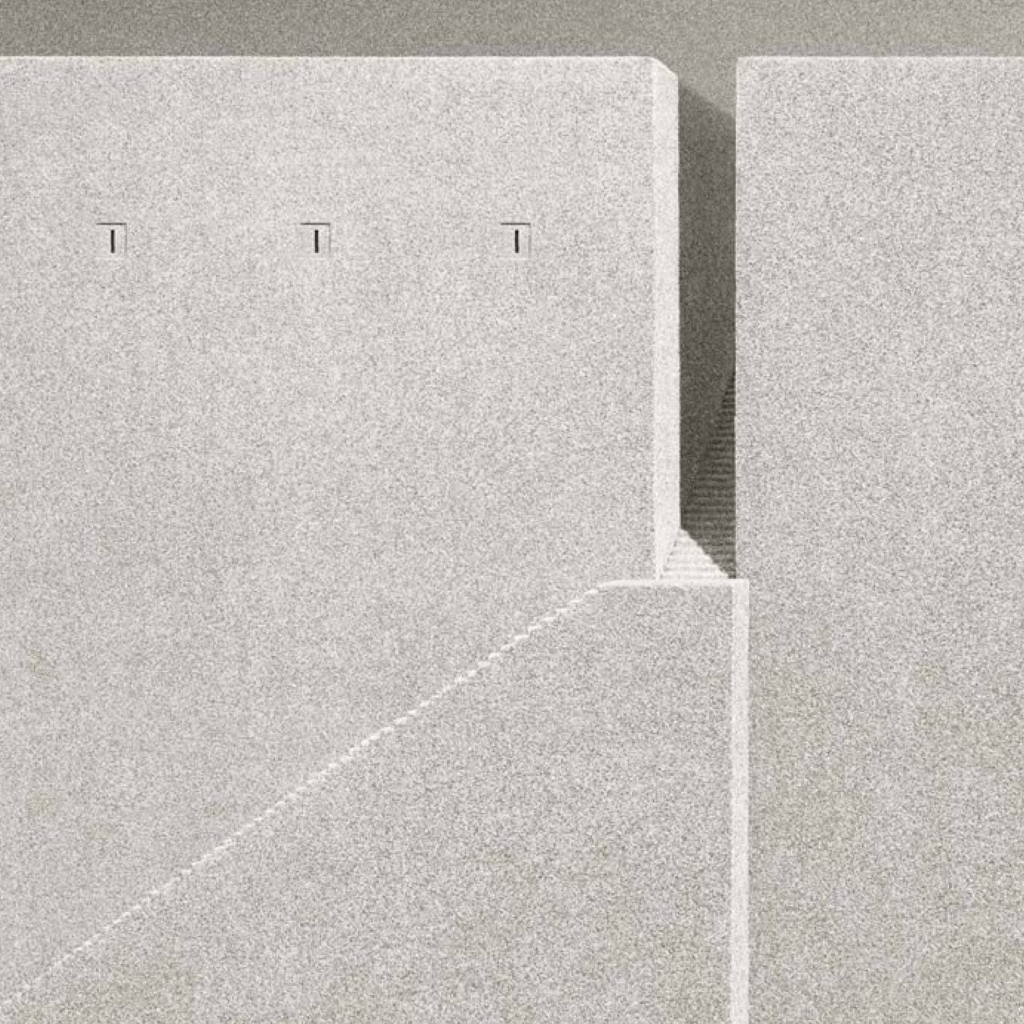 Minimalist Architectural Staircase Art