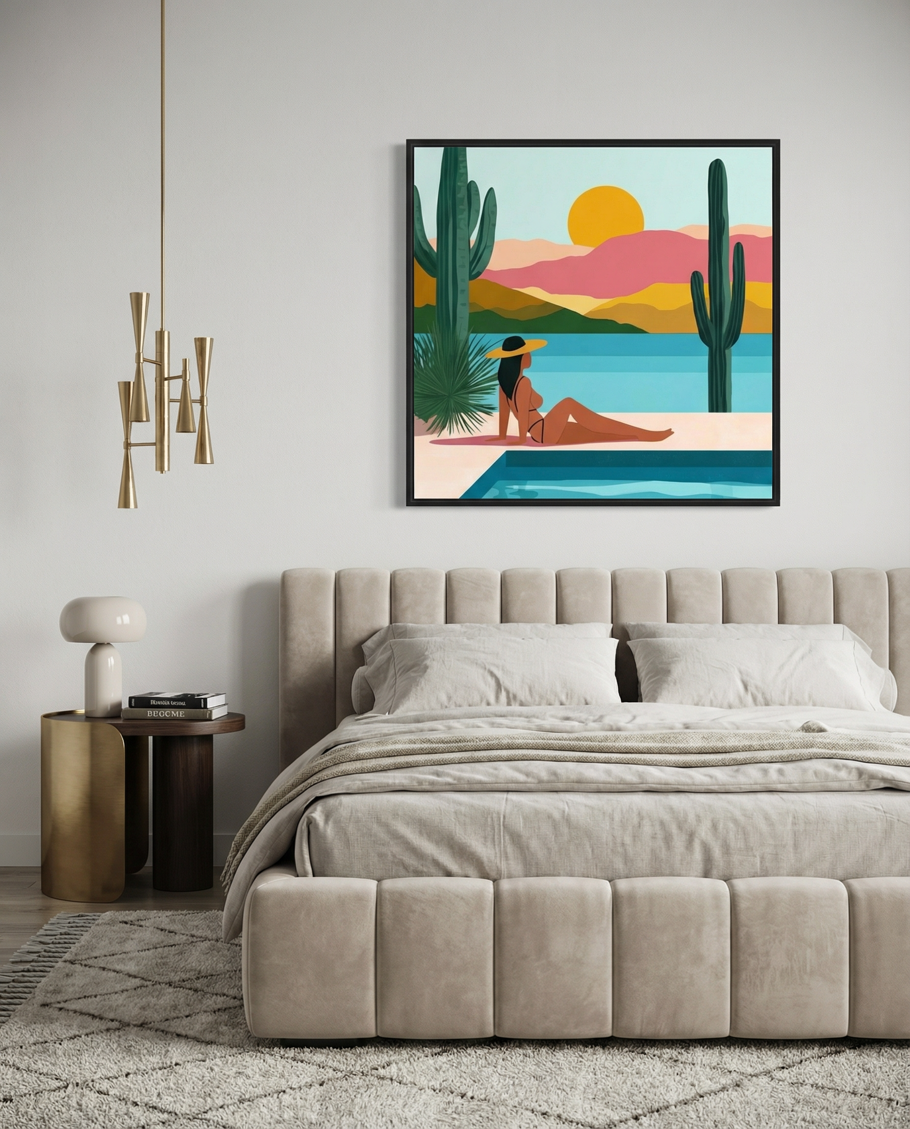 Sunset Poolside Moments