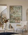 Dot Abstract Landscape Painting