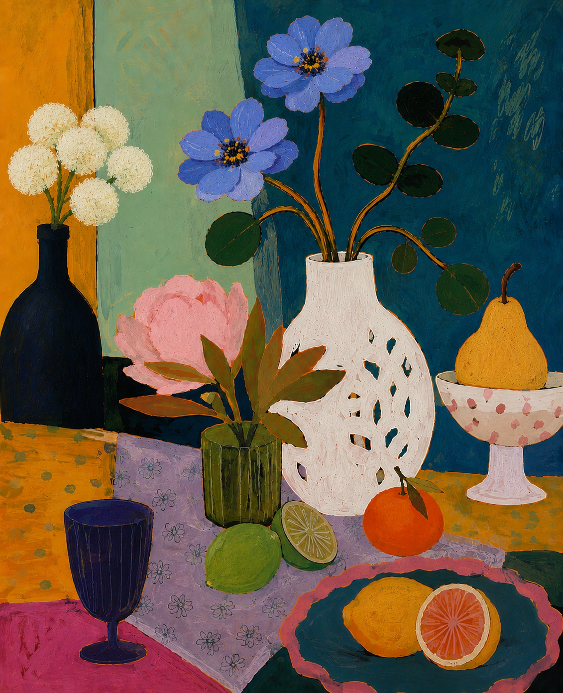 Sunday Table in Bloom