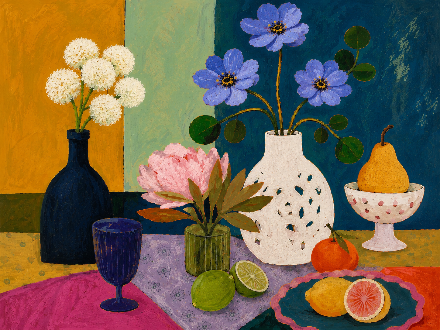 Sunday Table in Bloom