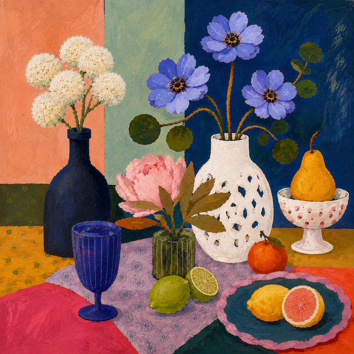 Sunday Table in Bloom
