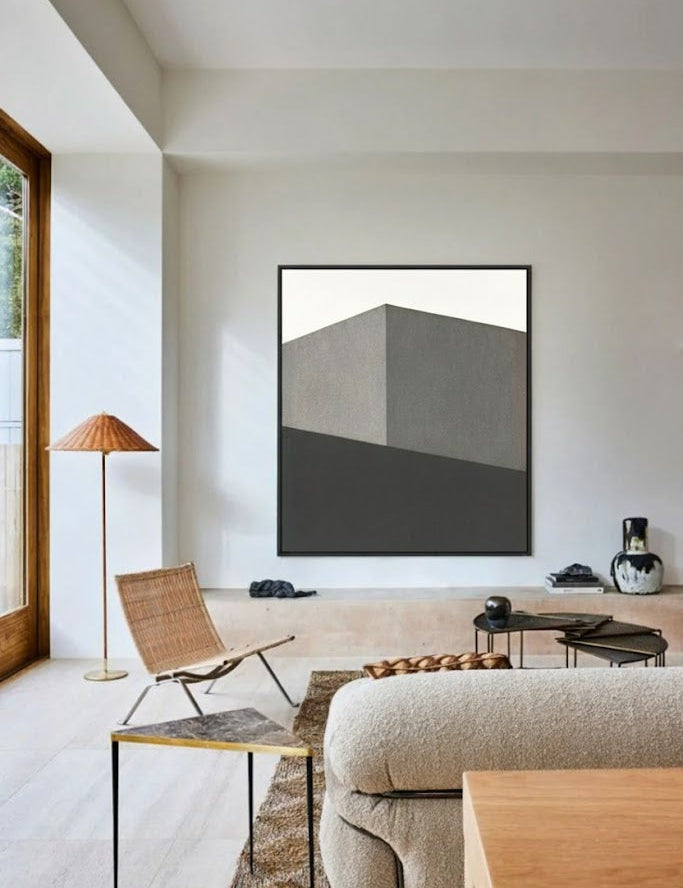 Minimalist Geometric Architectural Form