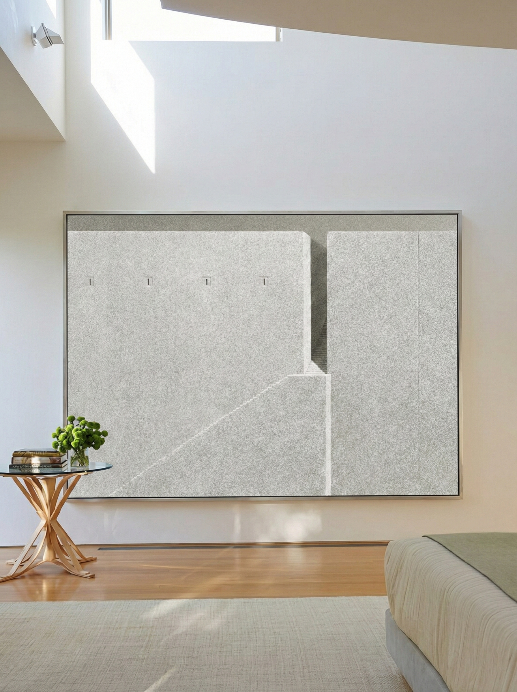 Minimalist Architectural Staircase Art