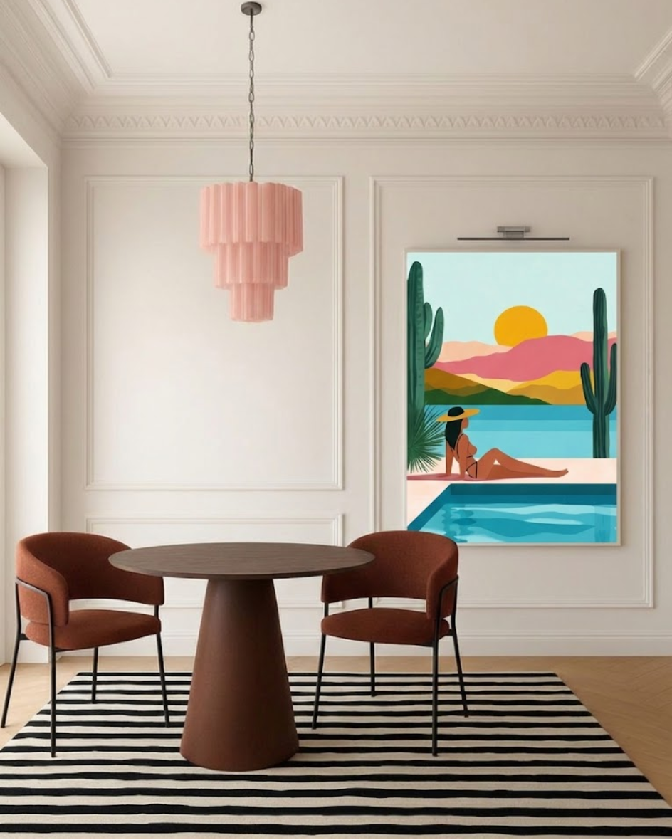 Sunset Poolside Moments