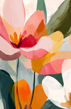 Abstract Floral Decorative Art