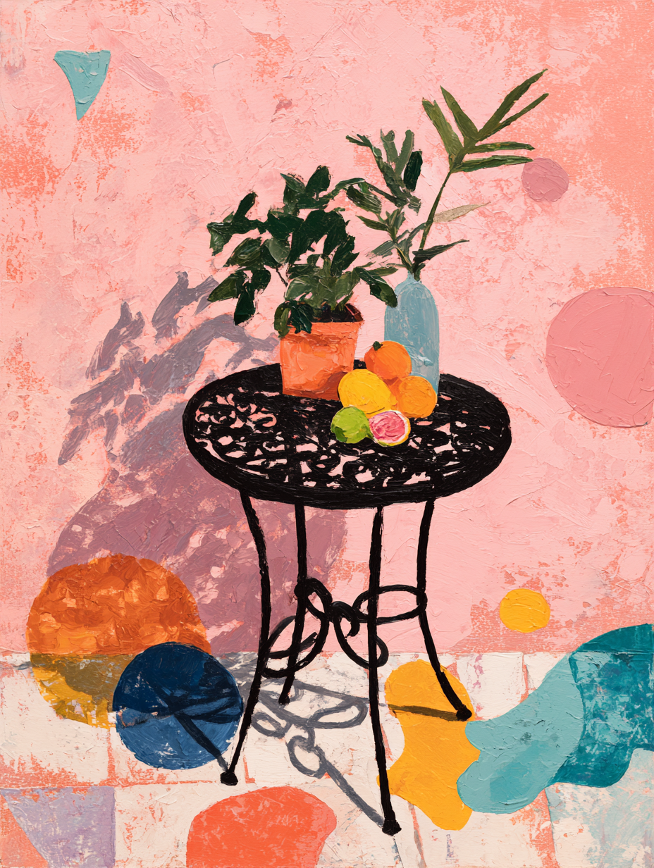 Tropical Table III – Summer Bloom