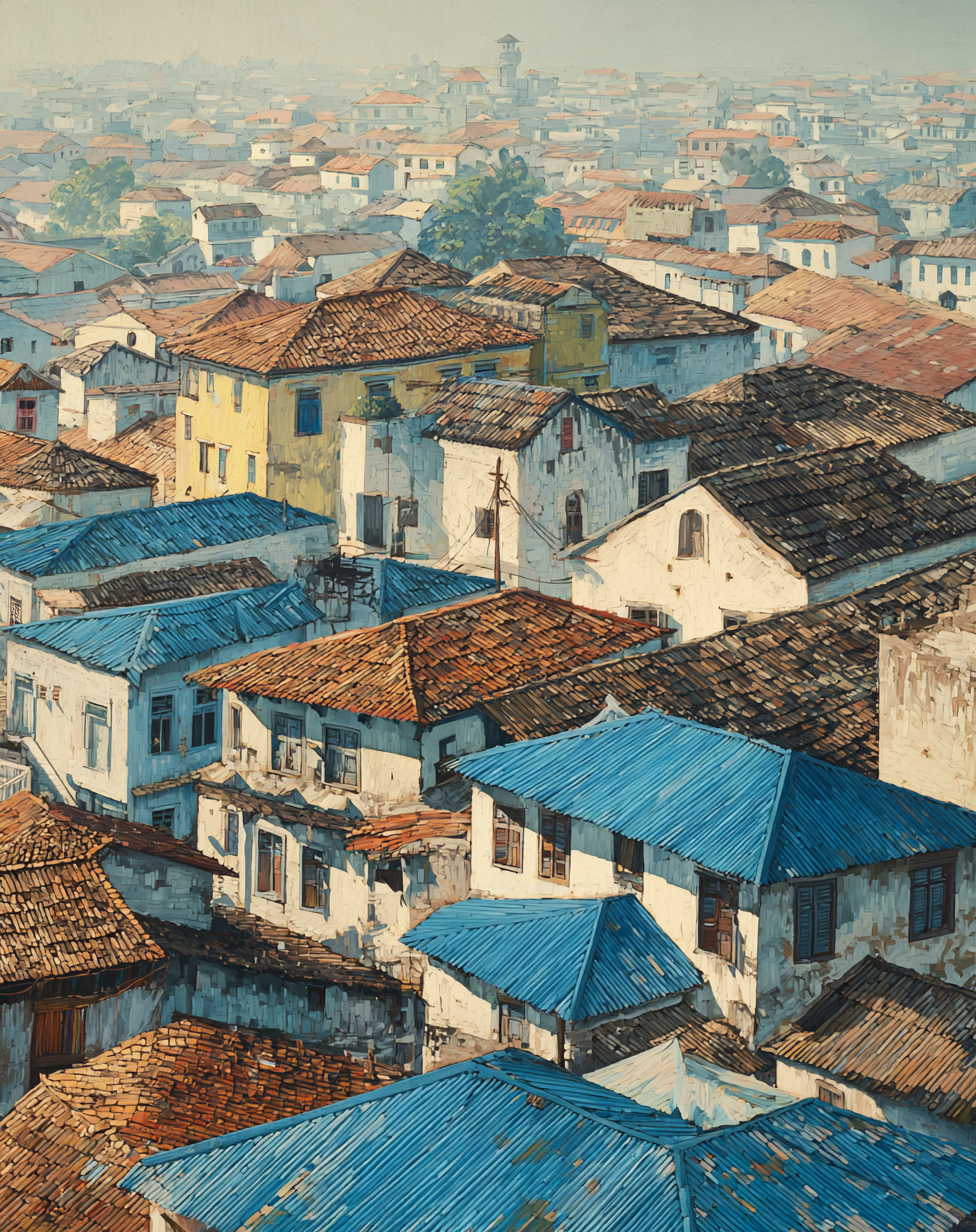Blue Rooftops II